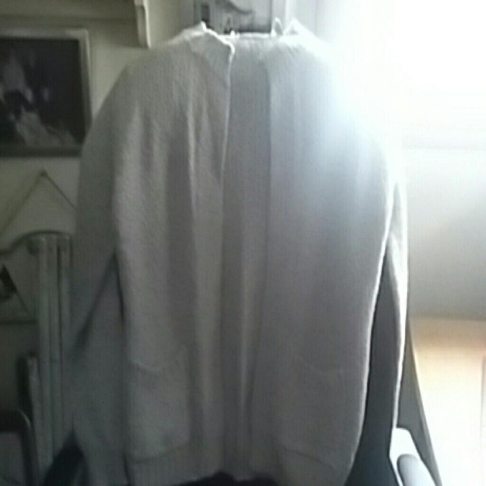 grey sweater  stepping stone